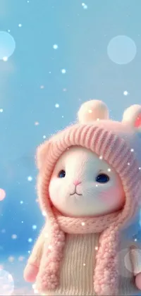 Get ready to elevate the cuteness factor of your phone with this adorable live wallpaper