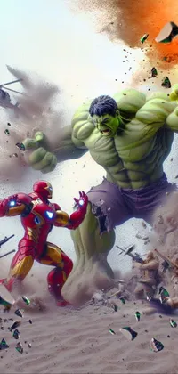 Toy Hulk Cartoon Live Wallpaper