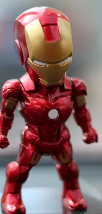 Toy Iron Man Red Live Wallpaper