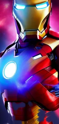 Experience the world of Iron Man with this amazing live wallpaper for your phone