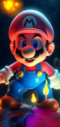Toy Mario Cartoon Live Wallpaper
