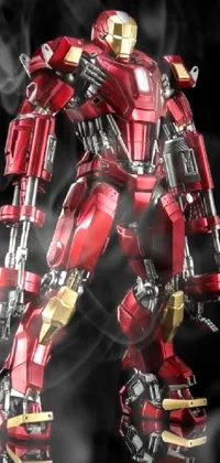 Toy Mecha Red Live Wallpaper