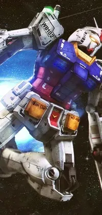 Toy Mecha Space Live Wallpaper