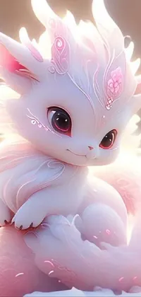 Toy Mythical Creature Pink Live Wallpaper