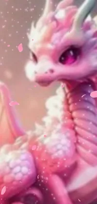 Toy Organism Pink Live Wallpaper