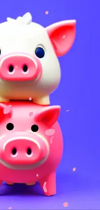 Toy Pink Snout Live Wallpaper