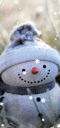 Toy Snowman Christmas Ornament Live Wallpaper