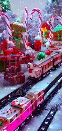 Train Light Toy Live Wallpaper