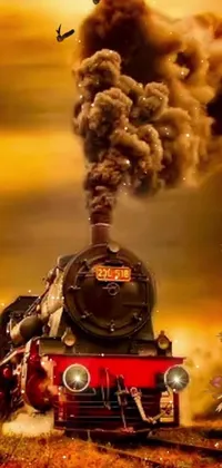 Train Steam Engine Plant Live Wallpaper
