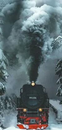 Transport Smoke Winter Live Wallpaper