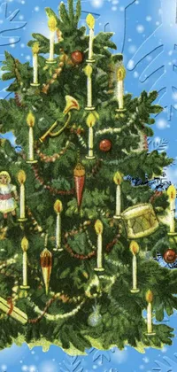 Tree Christmas Tree Live Wallpaper