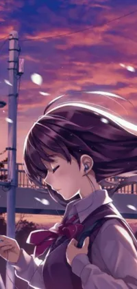 Discover the ultimate phone live wallpaper with this stunning anime artwork