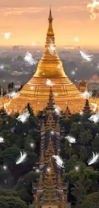 Tree Sky Buddha Live Wallpaper