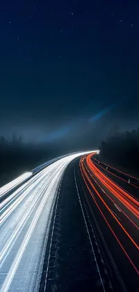 Tree Sky Road Live Wallpaper