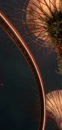 Tree Wheel Sky Live Wallpaper