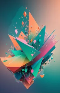 Triangle Creative Arts Art Live Wallpaper