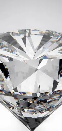 Bring some sparkle and glam to your phone screen with this close-up diamond live wallpaper