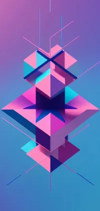 Triangle Font Parallel Live Wallpaper