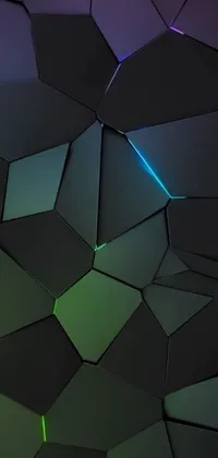 Triangle Material Property Art Live Wallpaper