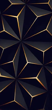 Triangle Material Property Symmetry Live Wallpaper