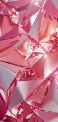 Triangle Pink Creative Arts Live Wallpaper