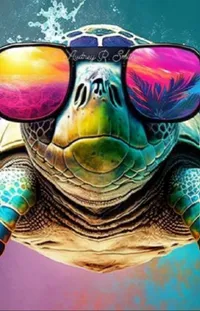 Turtle Art Reptile Live Wallpaper