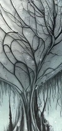 Twig Branch Art Live Wallpaper
