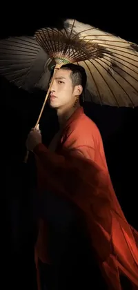 Umbrella Flash Photography Sleeve Live Wallpaper