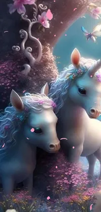 Unicorn Mythical Creature Nature Live Wallpaper