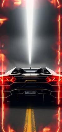 FIRE Lamborghini Centenario  Live Wallpaper