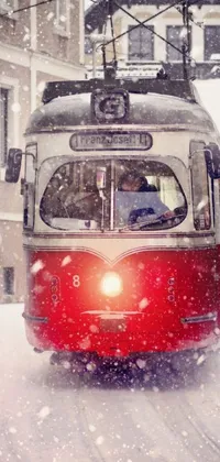Vehicle Snow Window Live Wallpaper