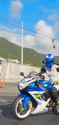 This 4k live wallpaper features the dazzling beauty of a blue-hued street race track in Jamaica