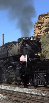 Hang on tight and immerse yourself in the world of steam-powered trains with this stunning live wallpaper