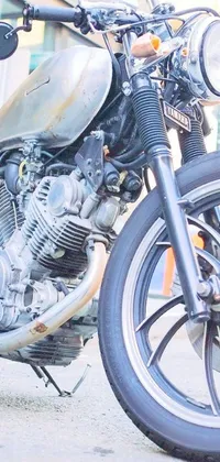 Get up close and personal with this detailed motorcycle live wallpaper