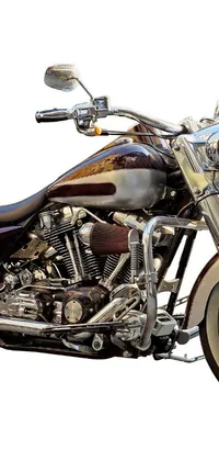 Get your pulse racing with this photorealistic live wallpaper featuring a Harley Davidson motorcycle from 1996