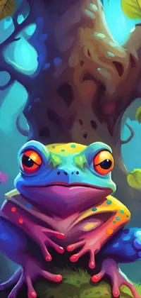 Eye Vertebrate Frog Live Wallpaper - free download