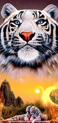 Vertebrate Bengal Tiger Mammal Live Wallpaper