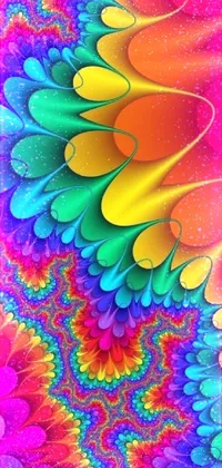 Rave Rainbow Live Wallpaper - free download