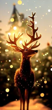 Vertebrate Christmas Ornament Light Live Wallpaper