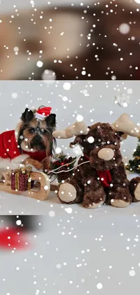 Vertebrate Dog Christmas Ornament Live Wallpaper