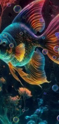 Vertebrate Fin Underwater Live Wallpaper