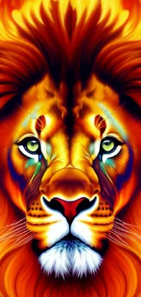 Get the Lion on Fire phone live wallpaper and set your screen ablaze with this stunning digital rendering