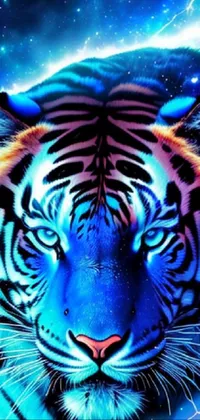 Vertebrate Light Siberian Tiger Live Wallpaper