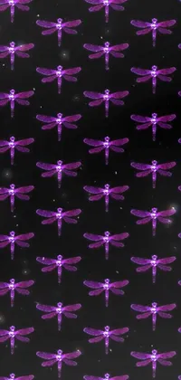 Vertebrate Purple Textile Live Wallpaper