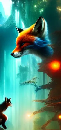 Vertebrate Red Fox Light Live Wallpaper