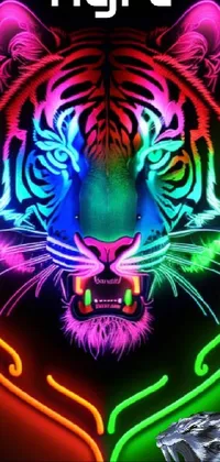 Vertebrate Siberian Tiger Light Live Wallpaper