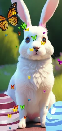 The Easter Bunny Live Wallpaper