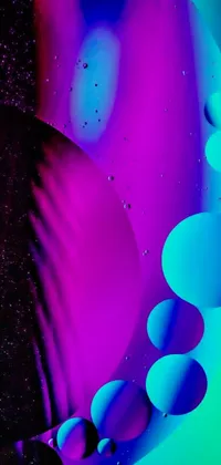 Violet Abstract Balloon Live Wallpaper
