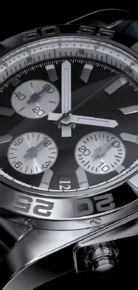 Watch Analog Watch Black Live Wallpaper
