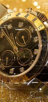 Gold Watch Live Wallpaper